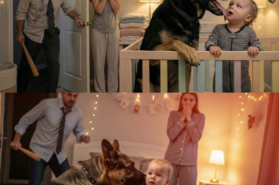 Der Hund stieß das Kleinkind immer wieder um. Als der Arzt den Grund sah, weinten die Eltern._d