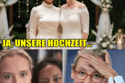 Nach 16 Jahren Ehe gab ALICE WEIDEL endlich ihren Hochzeitstermin mit SARAH BOSSARD bekannt.