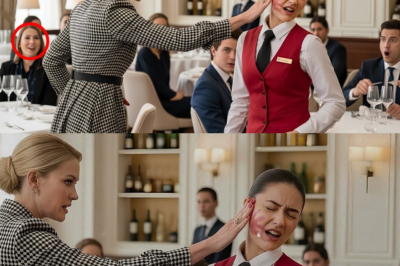 Die Verlobte des Milliardärs ohrfeigte die Kellnerin – was folgte, ließ das Restaurant erstarren!!!!!