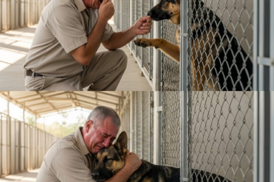 Obdachloser Mann besucht weinenden Welpen im Tierheim – der Grund für seinen Abschied bricht alle Herzen