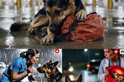 Tierärztin rettet weinenden Hund, der verzweifelt an Tasche klammert – ihr Fund bricht ihr Herz