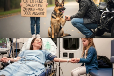 Bitte nehmen Sie den Hund mit, mein Herr. Meine Mutter hat seit zwei Tagen nichts gegessen. 