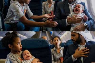 Baby eines arabischen Millionärs weinte im Flugzeug – bis ein schwarzes Mädchen das Undenkbare tat!