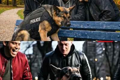 Sie traten auf den Polizeihund – ahnungslos, dass er zu einem Elite-Spezialkräfteoffizier gehörte 