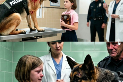 Sterbender Polizei-K9 verweigerte Hilfe – bis ein kleines Mädchen den geheimen Code flüsterte