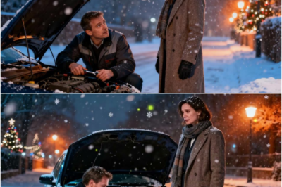 Weihnachten, CEO in Not – Mechaniker hilft, ahnungslos, dass sie ihn seit 10 Jahren sucht