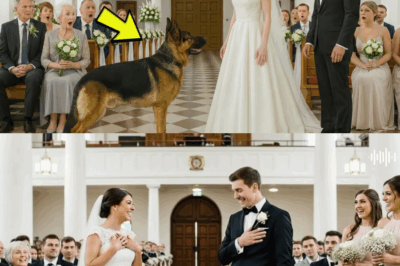 Kurz vor dem Ja-Wort blieb sie stehen – ihr Hund sah etwas, das ihr ganzes Leben verändern sollte