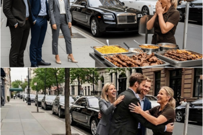 Arme Frau Fütterte Obdachlose Drillinge, Jahre Später Hielten 3 Rolls-Royce An Ihrem Essensstand 