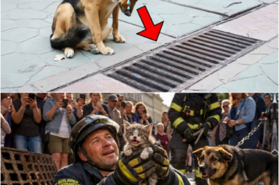 Der Hund schaute jeden Tag in den Gully – als er geöffnet wurde, waren die Menschen schockiert! 