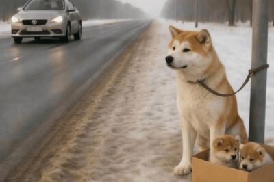 Die letzte Umarmung des Todes: Wie eine Mutterhündin am Straßenrand zusammenbrach, um ihr Neugeborenes zu retten – und ein Wunder geschah