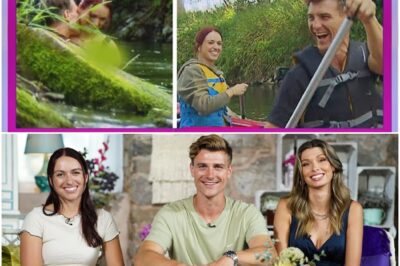 Heißer Flirt im kalten Fluss: Bauer Friedrich und Laura sorgen mit einem Kuss im Wasser für den Gänsehaut-Moment der Staffel